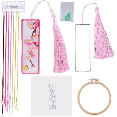 DIY Bookmarks Embroidery Starter Kit DIY-WH20816-004D-1