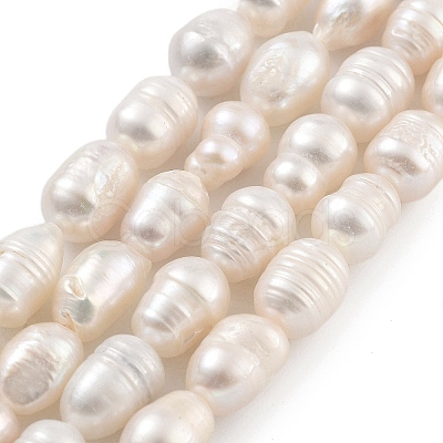 Natural Cultured Freshwater Pearl Beads Strands PEAR-P062-08A-1