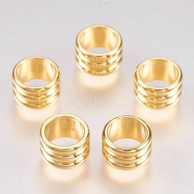 201 Stainless Steel Beads STAS-G173-01G-B-1