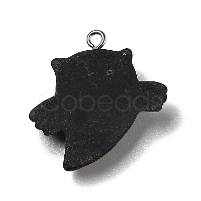 Halloween Opaque Resin Pendants LS-RESI-D055-103P-01-1