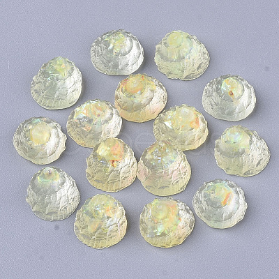 Transparent Epoxy Resin Cabochons CRES-T020-01D-1