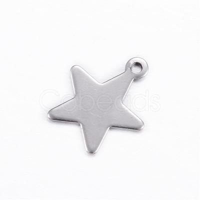 Tarnish Resistant 201 Stainless Steel Charms STAS-D445-068-1