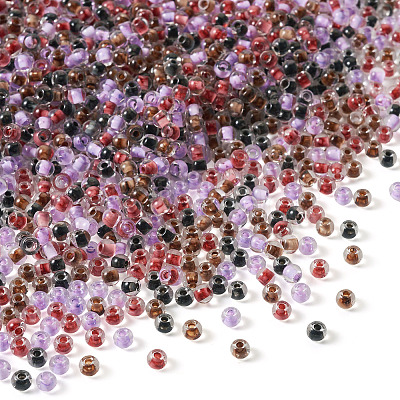 100G Transparent Glass Round Seed Beads SEED-TA0001-44B-1