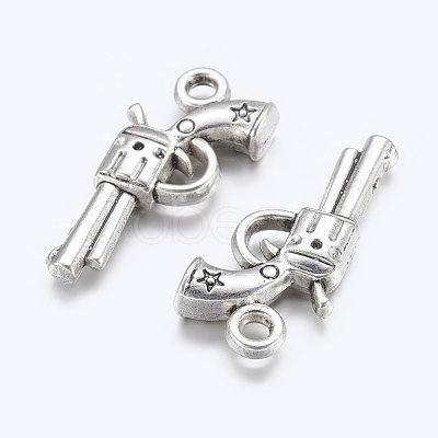 Gun Alloy Pendants EA11007Y-1