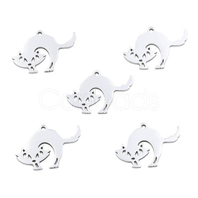 Non-Tarnish 201 Stainless Steel Pendants STAS-N098-083P-1