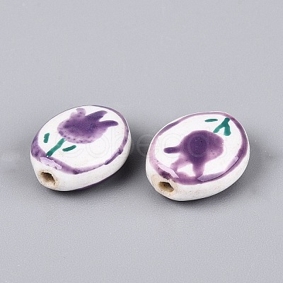 Handmade Porcelain Beads PORC-N013-10D-1