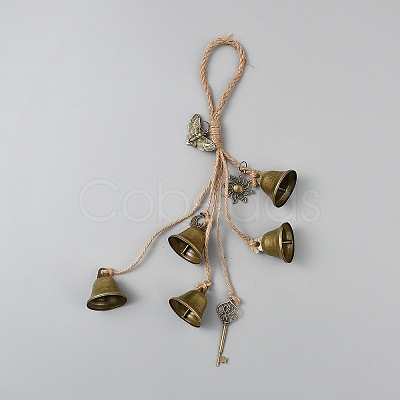 Iron Bell Wind Chime HJEW-WH20023-005AB-1