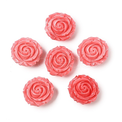 Synthetic Shell Dyed Carved Beads SHEL-U001-01A-1
