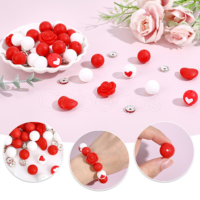 Valentine's Day Beads Findings Kits DIY-PA0001-79-1