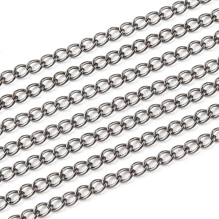 Brass Twisted Chains CHC-K006-03B-A-1