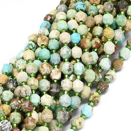 Natural Turquoise Beads Strands G-O201B-38-1