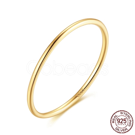 925 Sterling Silver 1mm Thin Finger Rings RJEW-C064-03B-G-1