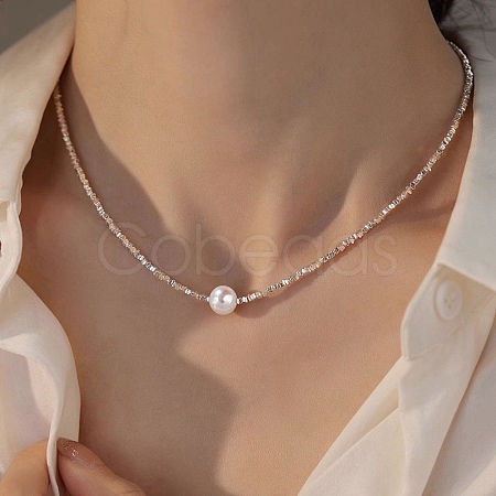 Natural Freshwater Pearl Necklaces PW-WG78554-06-1