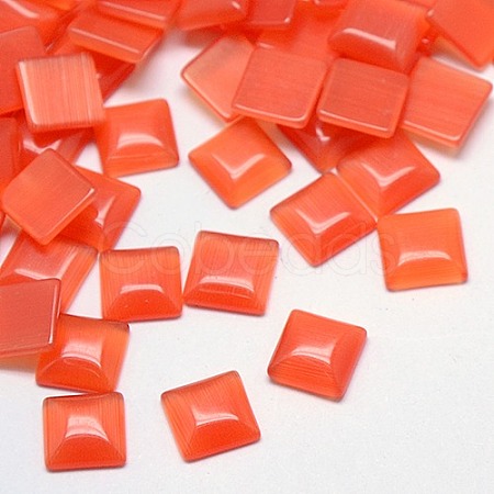 Cat Eye Cabochons CE-J006-10x10mm-01-1