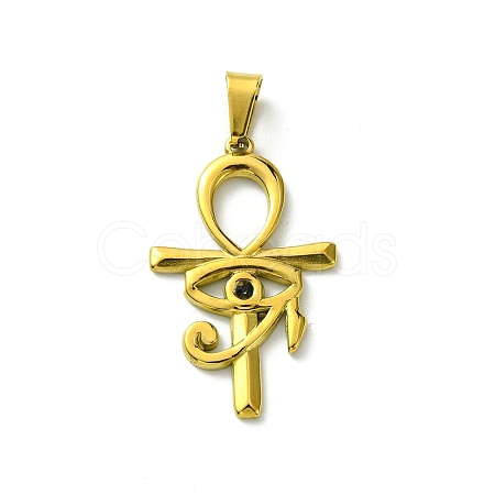 PVD Vacuum Plating 304 Stainless Steel Pendants STAS-H192-03G-02-1
