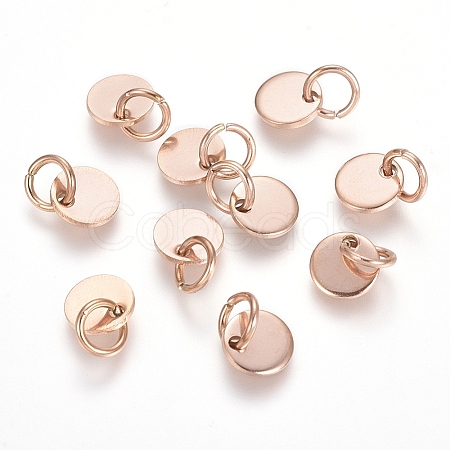 Ion Plating(IP) 304 Stainless Steel Charms STAS-I124-01A-RG-1