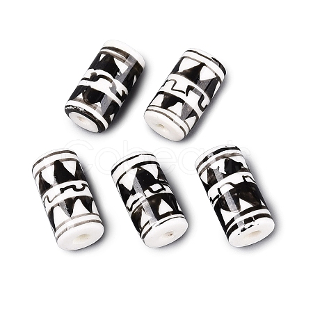 Handmade Porcelain Beads PORC-Q007-02D-1