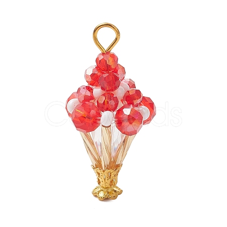 Glass Pendants PALLOY-MZ01302-03-1