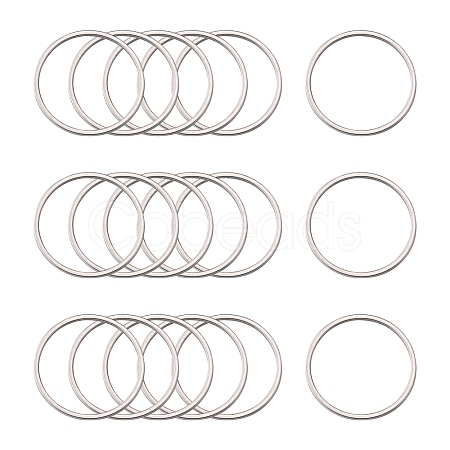 Tarnish Resistant 304 Stainless Steel Linking Ring STAS-T047-15A-1