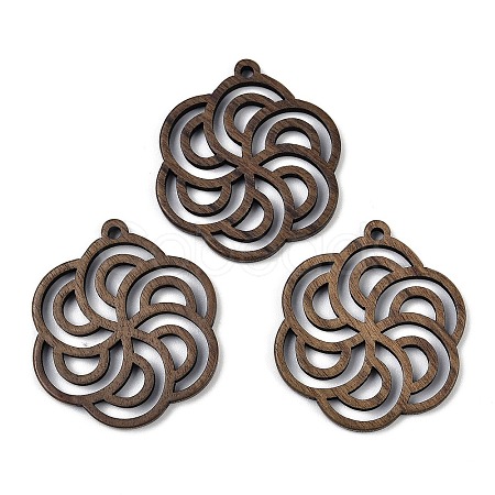 Walnut Wood Pendants WOOD-A025-02-1