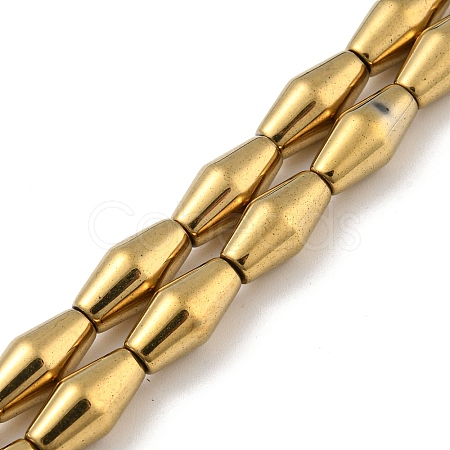 Electroplated Synthetic Non-magnetic Hematite Beads Strands G-Z032-B02-02B-1