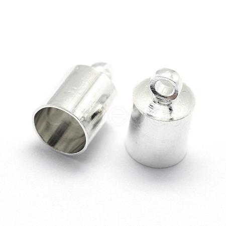 Brass Cord Ends KK-D219-11x6-S-1