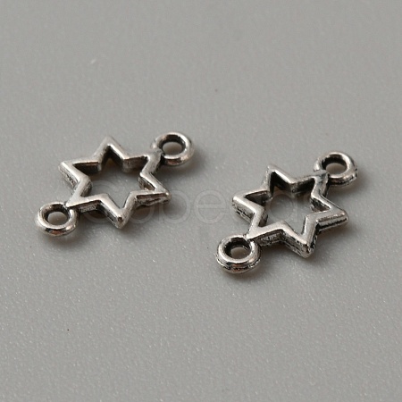 Tibetan Style Alloy Connector Charms FIND-CJC0012-079-1