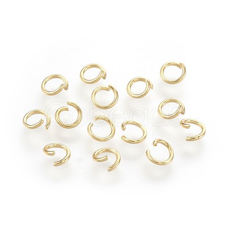 304 Stainless Steel Open Jump Rings X-STAS-P221-21A-G-1