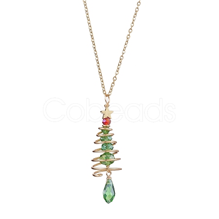 304 Stainless Steel Cable Chain Necklaces NJEW-JN04897-1