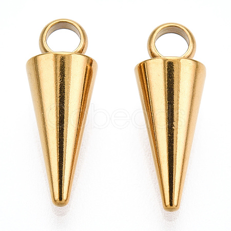 Rack Plating 201 Stainless Steel Charms STAS-S119-110G-1