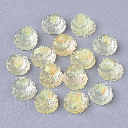 Transparent Epoxy Resin Cabochons CRES-T020-01D-1