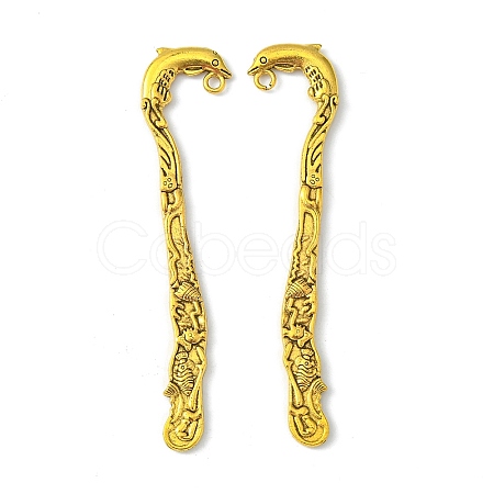 Zinc Alloy Bookmarks PALLOY-16-AG-LF-1