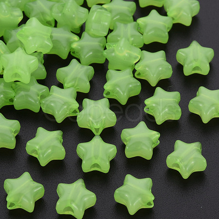 Imitation Jelly Acrylic Beads MACR-S373-45-E06-1
