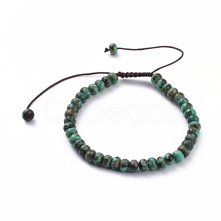 Braided Bead Bracelets BJEW-JB04913-04-1