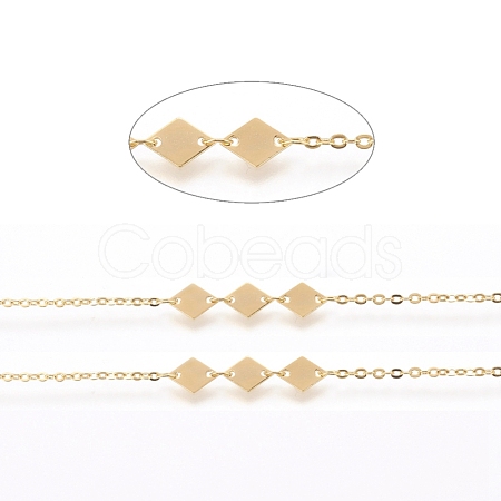Brass Cable Chains CHC-G011-12G-1