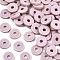 Handmade Polymer Clay Beads, for DIY Jewelry Crafts Supplies, Disc/Flat Round, Heishi Beads, Thistle, 4x1mm, Hole: 1mm, about 55000pcs/1000g