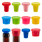 Olycraft Silicone Bottle Stopper Sets, Column, Mixed Color, 24x34mm