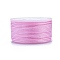 Polyester Braided Cords, for Jewelry Making Beading Crafting, Pearl Pink, 2mm, about 21.87 yards(20m)/roll