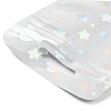 Rectangle Glitter Holographic Plastic Yin-yang Zip Top Gift Bags OPP-E004-01C-A02-3