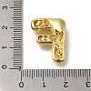 Brass with Cubic Zirconia Pendants KK-Q818-03F-G-3