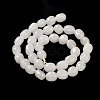 Natural White Jade Beads Strands X-G-E614-B01-08-2