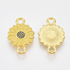 Golden Tone Alloy Links connectors X-PALLOY-T072-001G-01-2