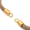 Nylon Cords Bracelet Makings Fit for Connector Charms AJEW-P116-02G-30-2