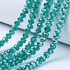 Electroplate Glass Beads Strands LS-EGLA-A034-T8mm-B04-1