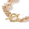 Natural Pearl Beaded Bracelet BJEW-JB09079-5