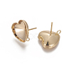 304 Stainless Steel Stud Earring Settings STAS-I104-02G-2