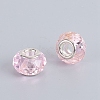 Faceted Glass European Beads GPDL-E004-01B-1