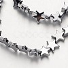 Electroplate Non-magnetic Synthetic Hematite Bead Strands G-F300-24C-01-1