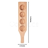 Flat Round Wooden Press Mooncake Molds BAKE-SZ0001-09-6