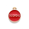 Alloy Enamel Pendants ENAM-S124-01A-07L-3